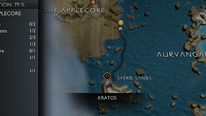 10 - God of War Ragnarok: Ogryzek (The Applecore), Svartalfheim - sekrety, znajdźki - God of War Ragnarok - poradnik do gry