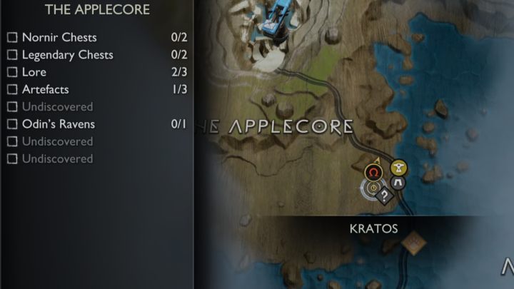 14 - God of War Ragnarok: Ogryzek (The Applecore), Svartalfheim - sekrety, znajdźki - God of War Ragnarok - poradnik do gry