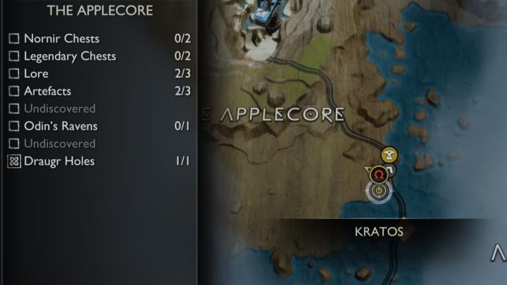 17 - God of War Ragnarok: Ogryzek (The Applecore), Svartalfheim - sekrety, znajdźki - God of War Ragnarok - poradnik do gry