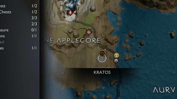 18 - God of War Ragnarok: Ogryzek (The Applecore), Svartalfheim - sekrety, znajdźki - God of War Ragnarok - poradnik do gry