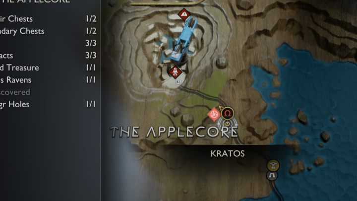 19 - God of War Ragnarok: Ogryzek (The Applecore), Svartalfheim - sekrety, znajdźki - God of War Ragnarok - poradnik do gry