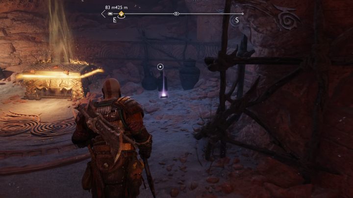 Zeskoczcie na niższy poziom obszaru i skręćcie w lewo - God of War Ragnarok: Strond (The Strond) - Alfheim, sekrety, znajdźki - God of War Ragnarok - poradnik do gry