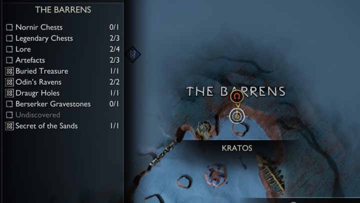 1 - God of War Ragnarok: Pustkowia (The Barrens), Alfheim - sekrety, znajdźki - God of War Ragnarok - poradnik do gry