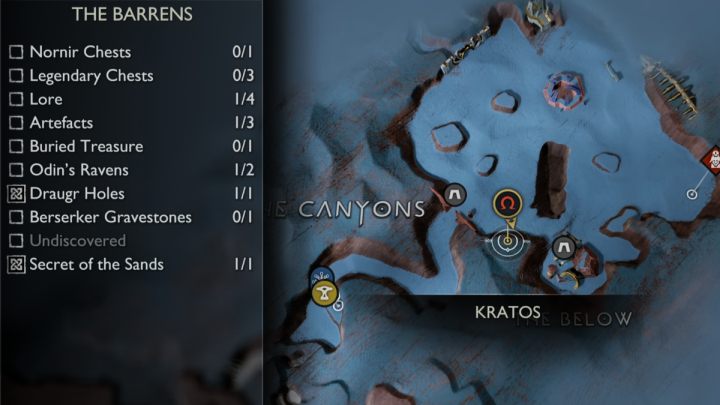 4 - God of War Ragnarok: Pustkowia (The Barrens), Alfheim - sekrety, znajdźki - God of War Ragnarok - poradnik do gry