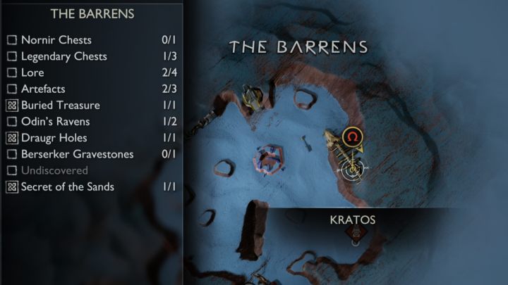 6 - God of War Ragnarok: Pustkowia (The Barrens), Alfheim - sekrety, znajdźki - God of War Ragnarok - poradnik do gry