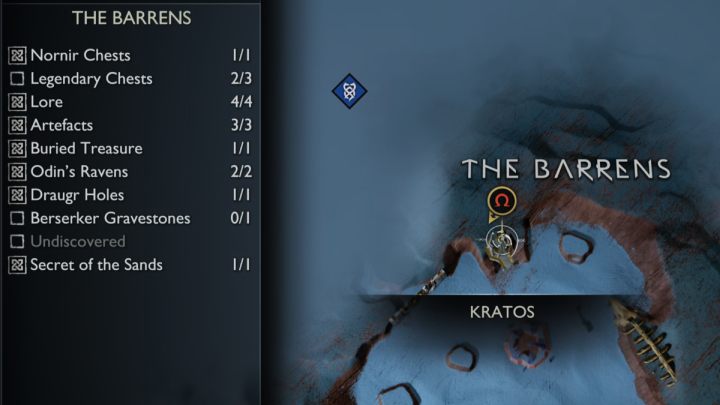 7 - God of War Ragnarok: Pustkowia (The Barrens), Alfheim - sekrety, znajdźki - God of War Ragnarok - poradnik do gry