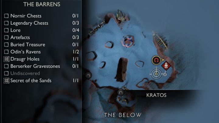 8 - God of War Ragnarok: Pustkowia (The Barrens), Alfheim - sekrety, znajdźki - God of War Ragnarok - poradnik do gry