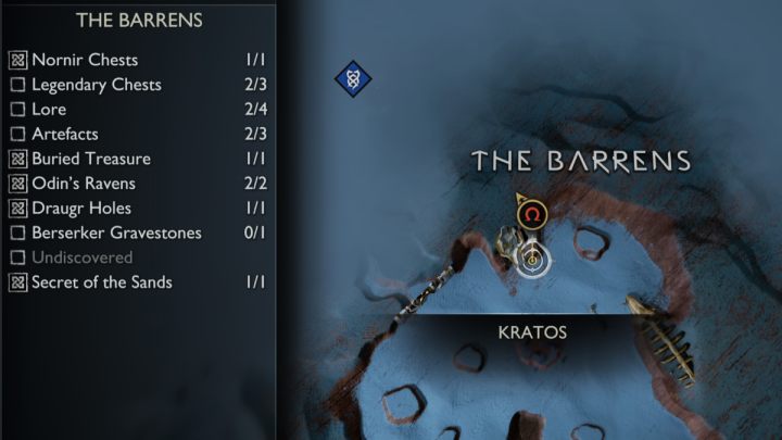 10 - God of War Ragnarok: Pustkowia (The Barrens), Alfheim - sekrety, znajdźki - God of War Ragnarok - poradnik do gry