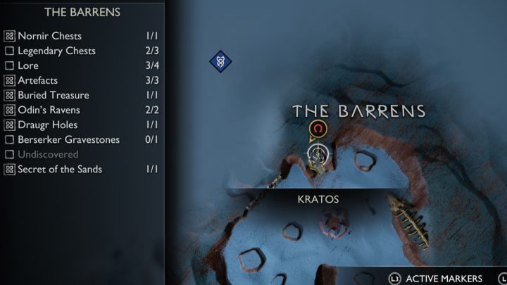 11 - God of War Ragnarok: Pustkowia (The Barrens), Alfheim - sekrety, znajdźki - God of War Ragnarok - poradnik do gry