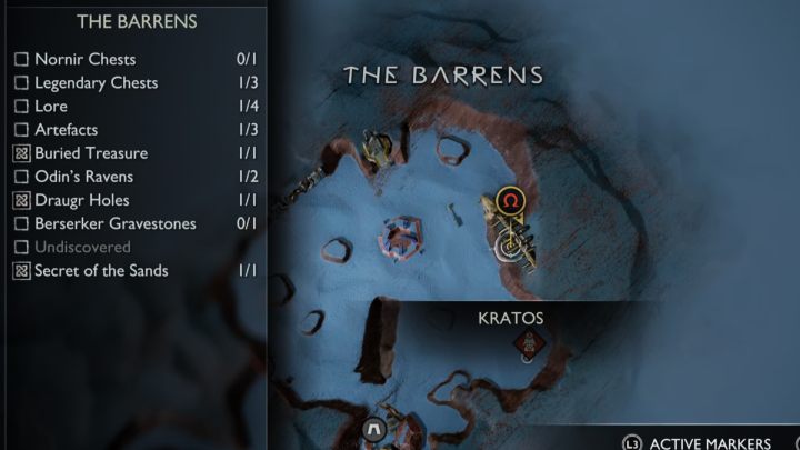 14 - God of War Ragnarok: Pustkowia (The Barrens), Alfheim - sekrety, znajdźki - God of War Ragnarok - poradnik do gry