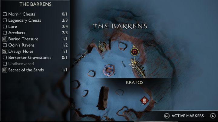 16 - God of War Ragnarok: Pustkowia (The Barrens), Alfheim - sekrety, znajdźki - God of War Ragnarok - poradnik do gry