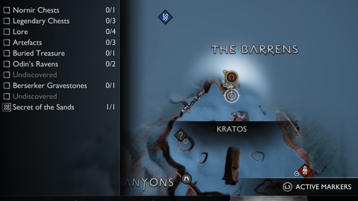 17 - God of War Ragnarok: Pustkowia (The Barrens), Alfheim - sekrety, znajdźki - God of War Ragnarok - poradnik do gry