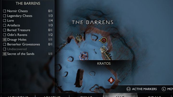 18 - God of War Ragnarok: Pustkowia (The Barrens), Alfheim - sekrety, znajdźki - God of War Ragnarok - poradnik do gry