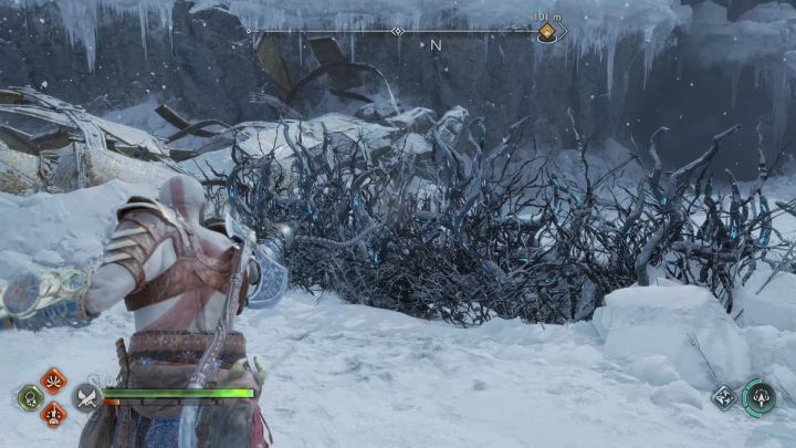 Do regionu Wioślarzy dostaniecie się od północnej strony Jeziora Dziewięciu - God of War Ragnarok: Przekleństwo Sigrun (Sigruns Curse) - przysługa, solucja, opis przejścia - God of War Ragnarok - poradnik do gry