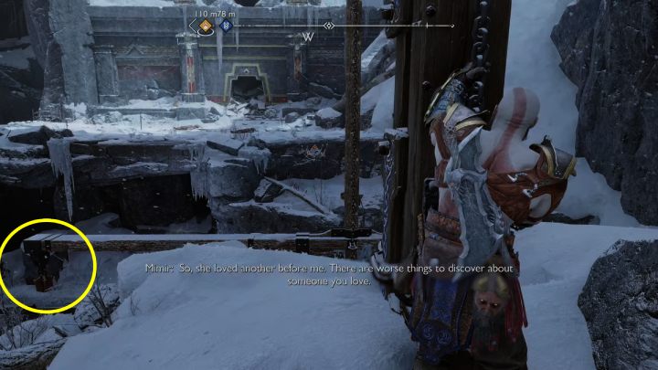 Podnieście uchwyt na kolejnym dźwigu na samą górę i przeskoczcie dalej - God of War Ragnarok: Przekleństwo Sigrun (Sigruns Curse) - przysługa, solucja, opis przejścia - God of War Ragnarok - poradnik do gry