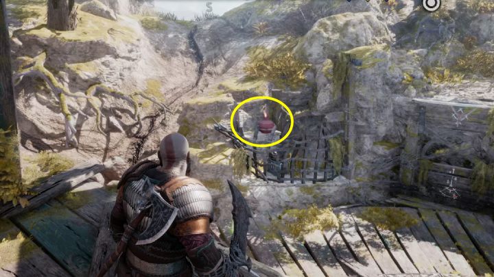 Ostatnia runa jest schowana za kratami - God of War Ragnarok: Platforma Radsvinna (Radsvinns Rig), Svartalfheim - sekrety, znajdźki - God of War Ragnarok - poradnik do gry