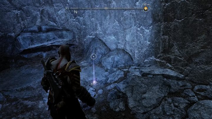 Artefakt z kolekcji Skradzione skarby leży na ziemi w sekretnym pomieszczeniu - God of War Ragnarok: Wybrzeże Dziewięciu (Shores of Nine), Midgard - sekrety, znajdźki - God of War Ragnarok - poradnik do gry