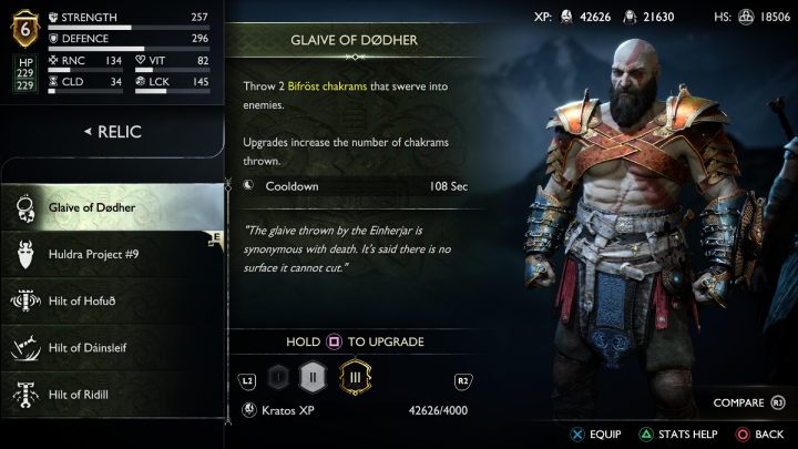 Relikt tworzy 2 pociski Bifrost, które zostają wystrzelone w stronę wroga - God of War Ragnarok: Lista wszystkich reliktów i rękojeści (Relics and Hilts) - God of War Ragnarok - poradnik do gry