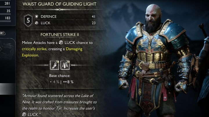 Kolejnym mocnym zestawem zbroi dostępnym w połowie gry jest Pancerz Światła Przewodniego, który znajdziecie w Midgardzie wykonując przysługę Światło Przewodnie (Guiding Light) - God of War Ragnarok: Najlepsze pancerze - God of War Ragnarok - poradnik do gry