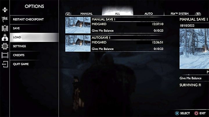 Z poziomu menu pauzy możecie - God of War Ragnarok: Jak zapisywać grę, czy jest transfer sejwów? - God of War Ragnarok - poradnik do gry