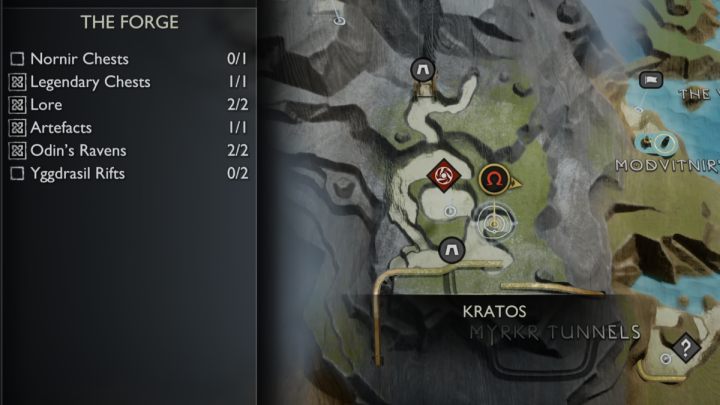 1 - God of War Ragnarok: Kuźnia (The Forge), Svartalfheim - sekrety, znajdźki - God of War Ragnarok - poradnik do gry