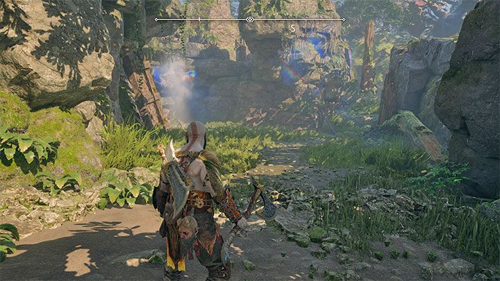 Znacznik tej aktywności pojawi się na mapie w fazie endgame, tzn - God of War Ragnarok: Obóz Frejra (Freyrs Camp), Vanaheim - sekrety, znajdźki - God of War Ragnarok - poradnik do gry