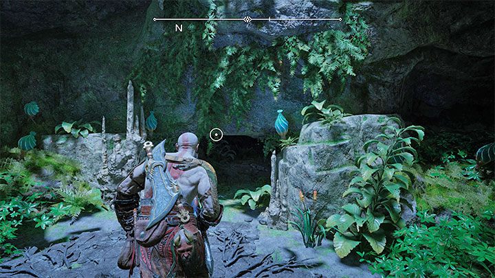 Zlokalizujcie w okolicy mały otwór z obrazka - God of War Ragnarok: Opuszczona wioska (The Abandoned Village), Vanaheim - sekrety, znajdźki - God of War Ragnarok - poradnik do gry