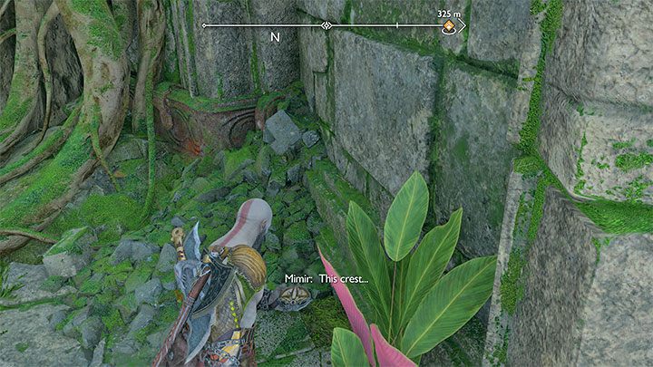 Artefakt znajdziecie w trawie obok mistycznej bramy i sklepu Delty rzecznej - God of War Ragnarok: Delta rzeczna (River Delta), Vanaheim - sekrety, znajdźki - God of War Ragnarok - poradnik do gry