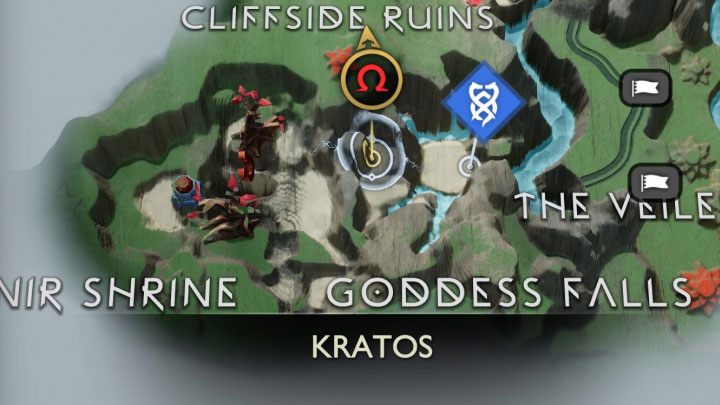 3 - God of War Ragnarok: Kaskady Bogini (Goddess Falls), Vanaheim - sekrety, znajdźki - God of War Ragnarok - poradnik do gry