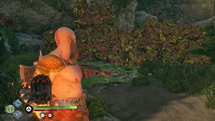 Skrzynia z runami jest niedaleko miejsca zacumowania łodzi - God of War Ragnarok: Zasnute przejście (The Veiled Passage), Vanaheim - sekrety, znajdźki - God of War Ragnarok - poradnik do gry