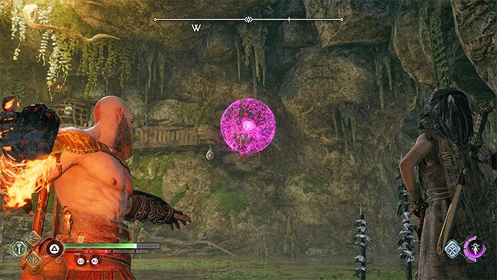 Do zaliczenia jest zagadka z aktywowaniem 3 dzwonów i wszystkie te obiekty znajdują się na zachód od skrzyni, po przeciwnej stronie rzeki - God of War Ragnarok: Zasnute przejście (The Veiled Passage), Vanaheim - sekrety, znajdźki - God of War Ragnarok - poradnik do gry