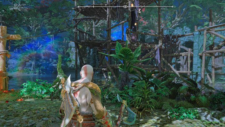 Znacznik tej aktywności pojawi się na mapie w fazie endgame, tzn - God of War Ragnarok: Wschodnie lasy Barri (Eastern Barri Woods), Vanaheim - sekrety, znajdźki - God of War Ragnarok - poradnik do gry