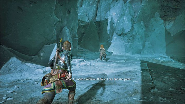 Podążajcie za Thrud, a po krótkiej chwili spotkacie Hajmdala - God of War Ragnarok: Koszmary z Hel (Unleashing Hel) - solucja, opis przejścia - God of War Ragnarok - poradnik do gry