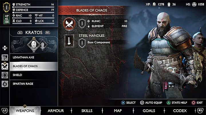 Ostrza Chaosu w momencie zabrania ich będą niestety posiadały bazowe statystyki - God of War Ragnarok: Jak odblokować broń Ostrza Chaosu (Blades of Chaos)? - God of War Ragnarok - poradnik do gry