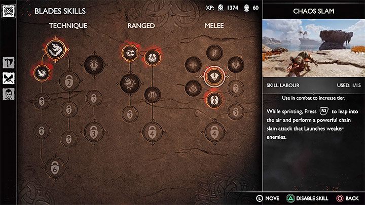 Możecie też instalować i ulepszać dodatki (Attachments) oraz ataki runiczne po to żeby Ostrza Chaosu zadawały jeszcze większe obrażenia i żeby zyskiwały nowe właściwości - God of War Ragnarok: Jak odblokować broń Ostrza Chaosu (Blades of Chaos)? - God of War Ragnarok - poradnik do gry