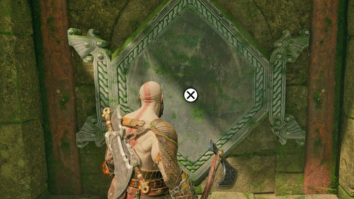 Zlokalizujcie w ogrodzie interaktywną ścianę - możecie tu stworzyć runę i z jej pomocą odblokować sekretne przejście - God of War Ragnarok: Zaginiony pancerz Lundy (Lundas Lost Armour) - 3 części pancerza w Vanaheim - God of War Ragnarok - poradnik do gry