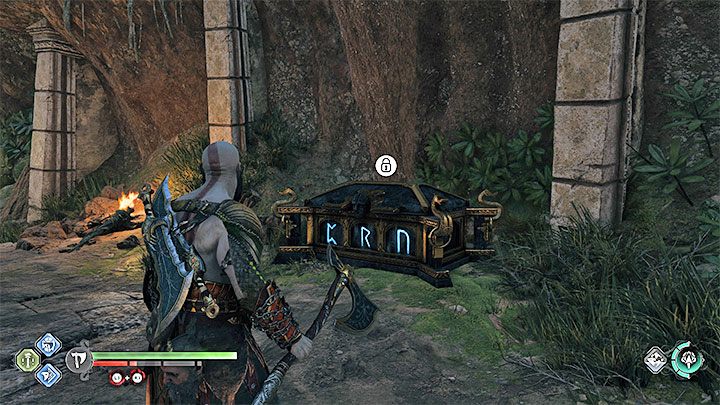 Skrzynia z runami znajduje się w północno-zachodniej części Zapadlisk - God of War Ragnarok: Zapadliska (The Sinkholes), Vanaheim - sekrety, znajdźki - God of War Ragnarok - poradnik do gry