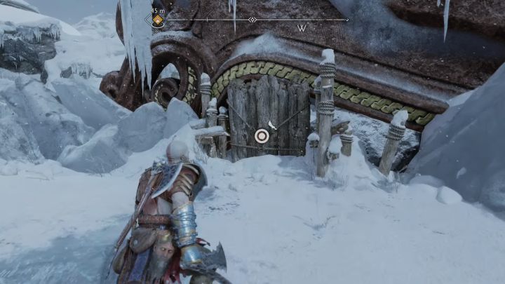 Wyważcie drewniane drzwi i wróćcie od jaskini - God of War Ragnarok: Wioślarze (The Oarsmen), Midgard - sekrety, znajdźki - God of War Ragnarok - poradnik do gry