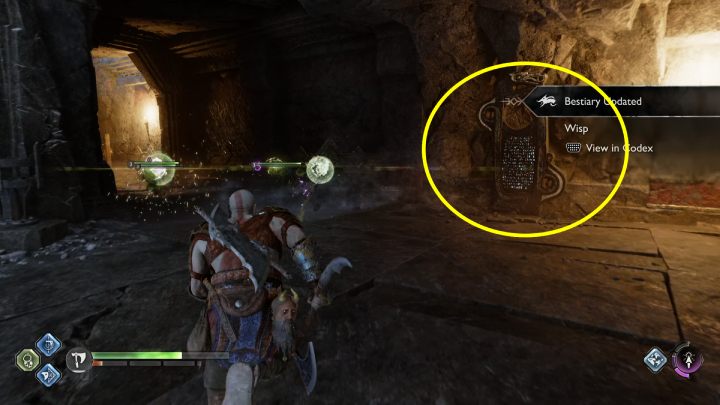 Gdy przesuniecie ogromny łańcuch leżący na śniegu, odkryjecie schody prowadzące do tajemnego pokoju - God of War Ragnarok: Wioślarze (The Oarsmen), Midgard - sekrety, znajdźki - God of War Ragnarok - poradnik do gry