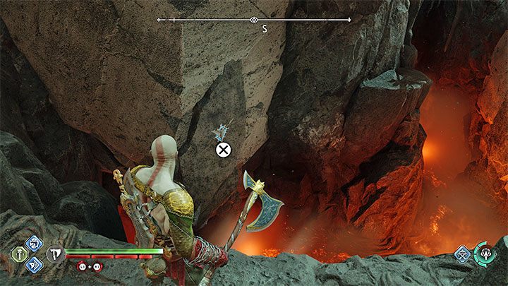 Dotarcie do miejsca pobytu królowej walkirii jest możliwe dopiero po skończeniu głównej fabuły - God of War Ragnarok: Tygiel (The Crucible), Muspelheim - sekrety, znajdźki - God of War Ragnarok - poradnik do gry