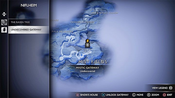 Niflheim mogliście odwiedzić jako Atreus w głównym zadaniu Odtworzyć maskę, ale wtedy zbieranie sekretów nie było jeszcze możliwe - God of War Ragnarok: Pola Mgieł (Mist Fields), Niflheim - sekrety, znajdźki - God of War Ragnarok - poradnik do gry