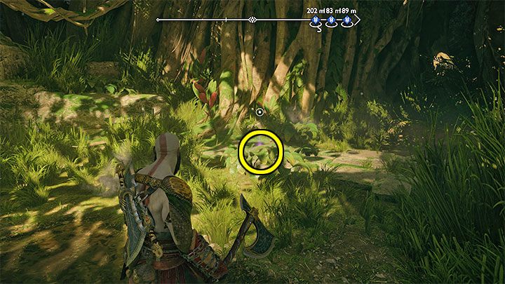 Sekret leży w trawie w południowo-wschodniej części ogrodu - God of War Ragnarok: Ogród Noatun (Noatun Garden), Vanaheim - sekrety, znajdźki - God of War Ragnarok - poradnik do gry