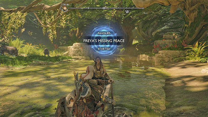 Do odblokowania tej pobocznej misji powinno dojść podczas pierwszej wizyty w Vanaheim - God of War Ragnarok: Świątynia Frei (Vanir Shrine), Vanaheim - sekrety, znajdźki - God of War Ragnarok - poradnik do gry
