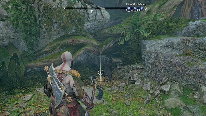 Mapa skarbów leży na ziemi obok zwłok - God of War Ragnarok: Świątynia Frei (Vanir Shrine), Vanaheim - sekrety, znajdźki - God of War Ragnarok - poradnik do gry