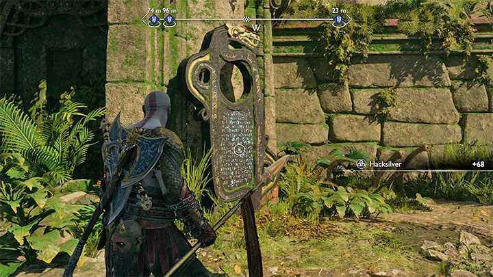 Tablica z runami jest w południowej części regionu - God of War Ragnarok: Świątynia Frei (Vanir Shrine), Vanaheim - sekrety, znajdźki - God of War Ragnarok - poradnik do gry