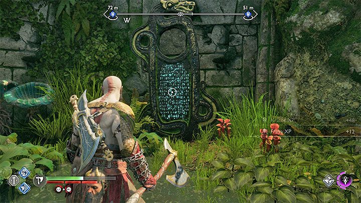Tablica z runami jest w północnej części regionu - God of War Ragnarok: Świątynia Frei (Vanir Shrine), Vanaheim - sekrety, znajdźki - God of War Ragnarok - poradnik do gry