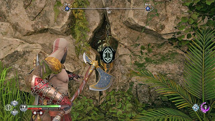 Skrzynia jest w zamkniętym pomieszczeniu w północnej części świątyni - God of War Ragnarok: Świątynia Frei (Vanir Shrine), Vanaheim - sekrety, znajdźki - God of War Ragnarok - poradnik do gry