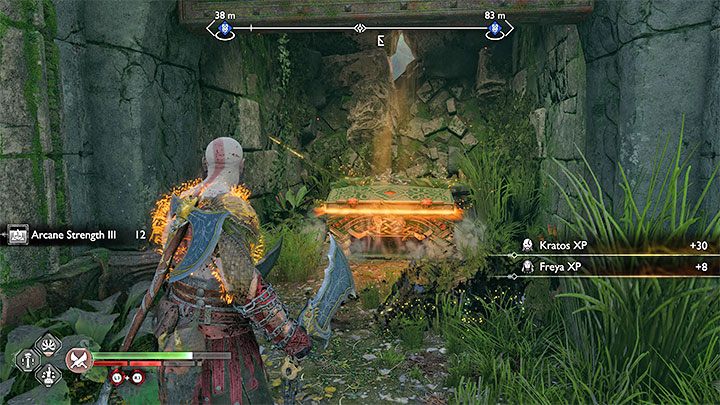 Powróćcie na dół - God of War Ragnarok: Świątynia Frei (Vanir Shrine), Vanaheim - sekrety, znajdźki - God of War Ragnarok - poradnik do gry