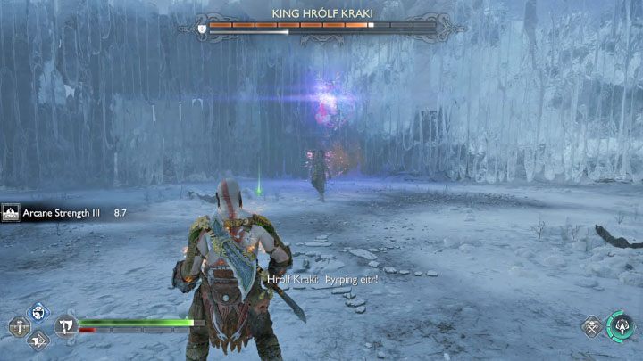 Wystrzelenie pocisków z powietrza - To czerwony atak - God of War Ragnarok: Jak pokonać finałowego berserka Król Hrolf Kraki (King Hrolf Kraki)? - God of War Ragnarok - poradnik do gry