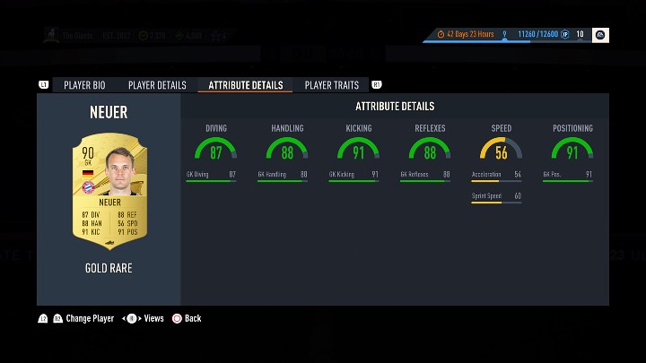 W każdej drużynie FIFA 23 Ultimate Team warto zainwestować w dobrego bramkarza, który będzie bronił dostępu do Waszej bramki - FIFA 23: Najważniejsze atrybuty piłkarzy w FUT 23 - FIFA 23 - poradnik do gry